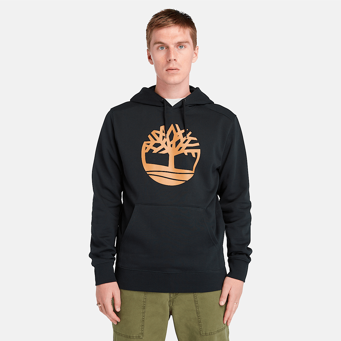 Timberland Core Tree Logo Pullover Hoodie Black M