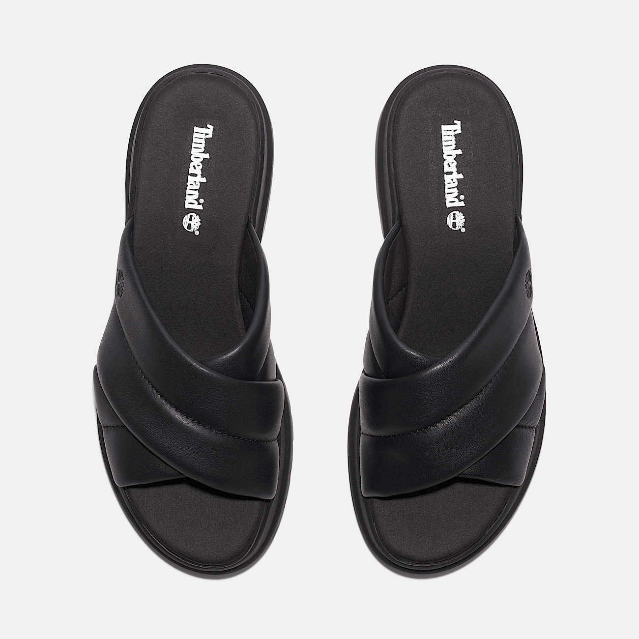 Black slip on sandals womens on sale