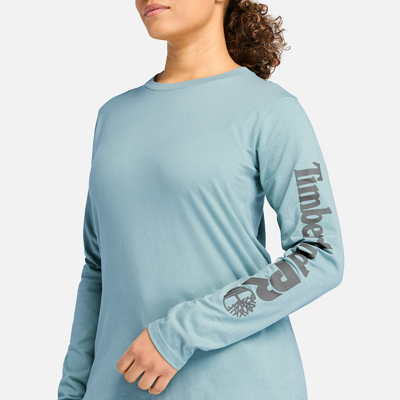 Timberland PRO Womens Cotton Core Long-Sleeve T-Shirt Green Bay main image 1