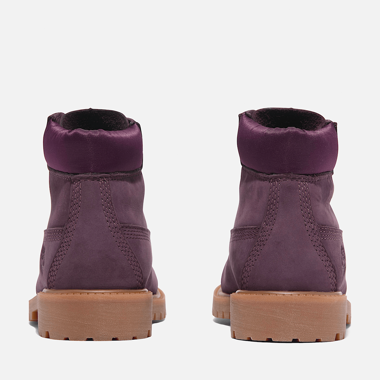 Purple and black timberlands shop