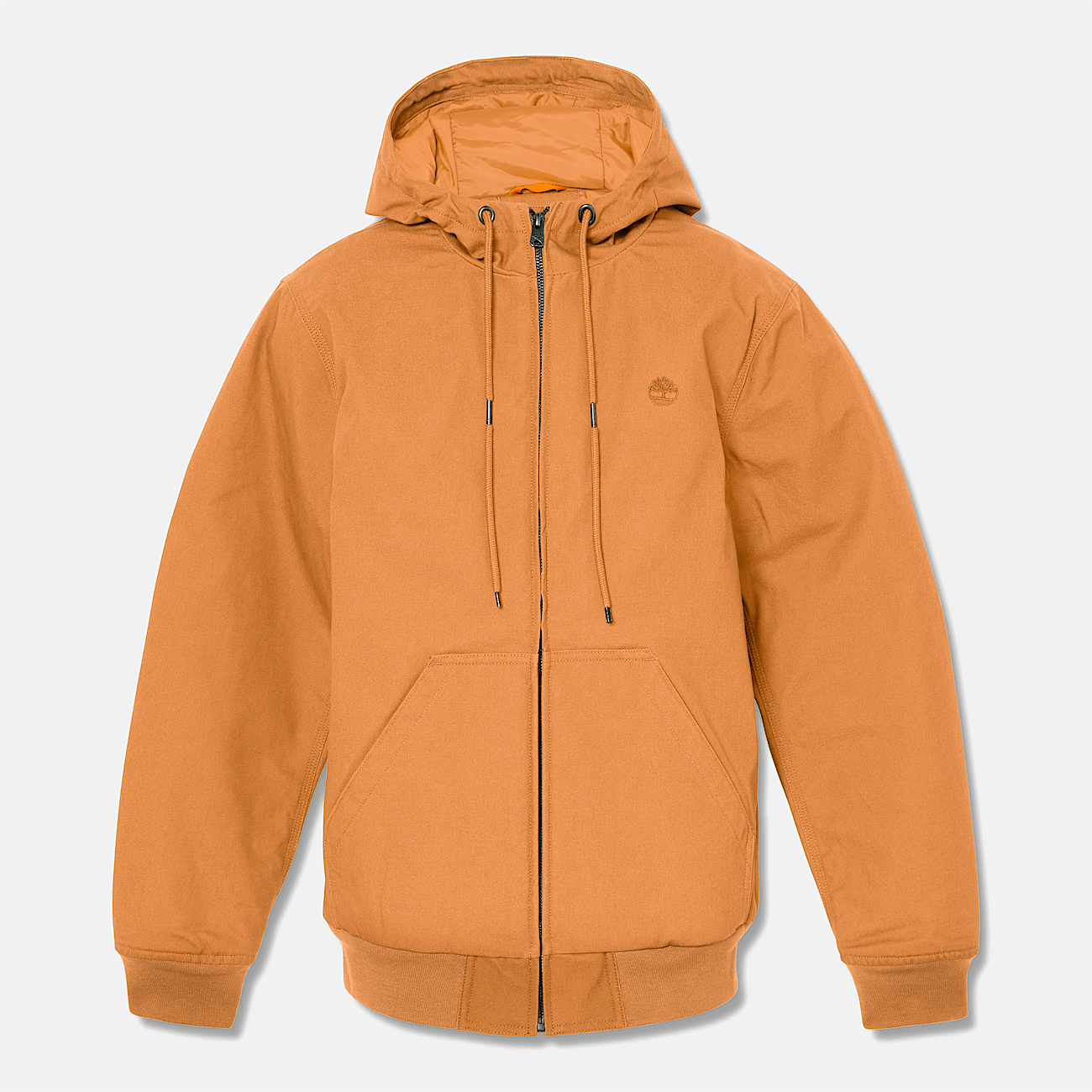 Men s Insulated Canvas Hooded Bomber Jacket