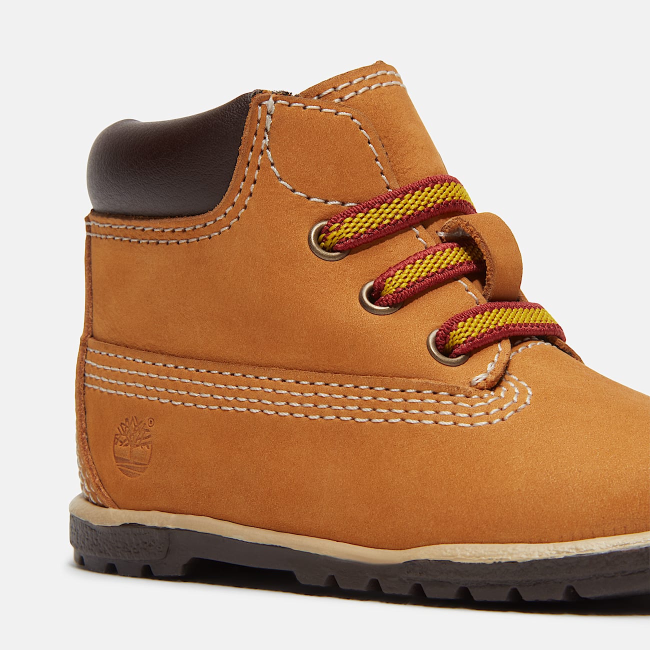 Baby timberland crib booties top