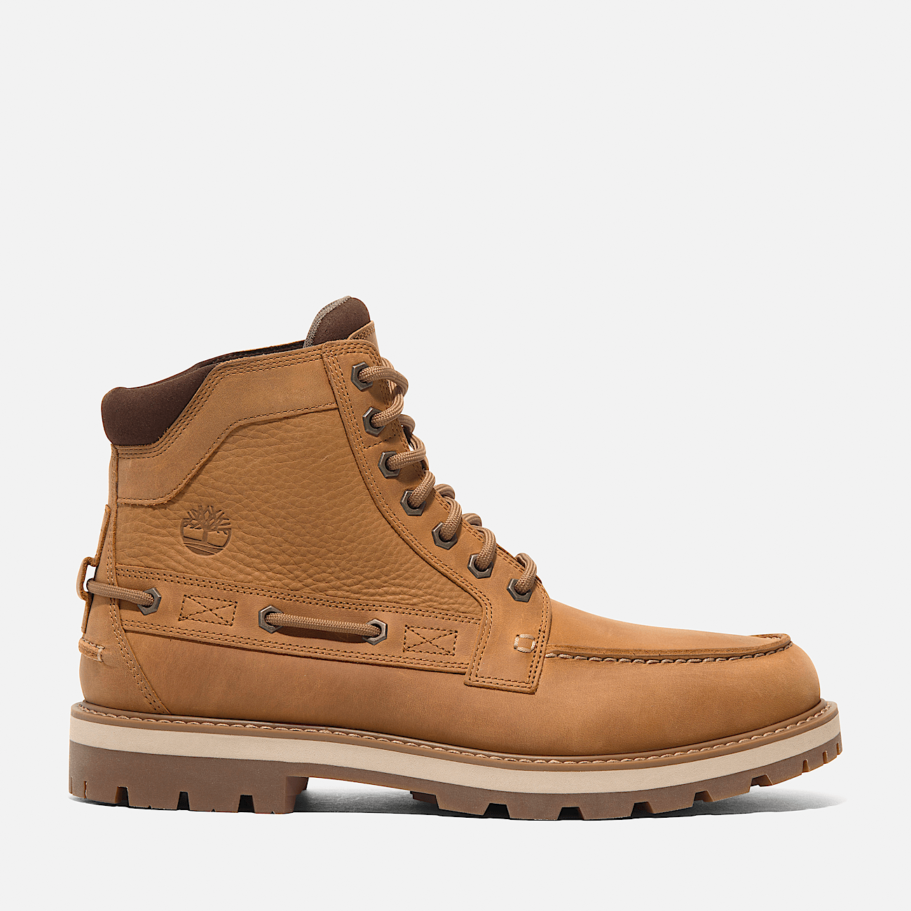 Men s Britton Road 7 Eye Moc Toe Boot