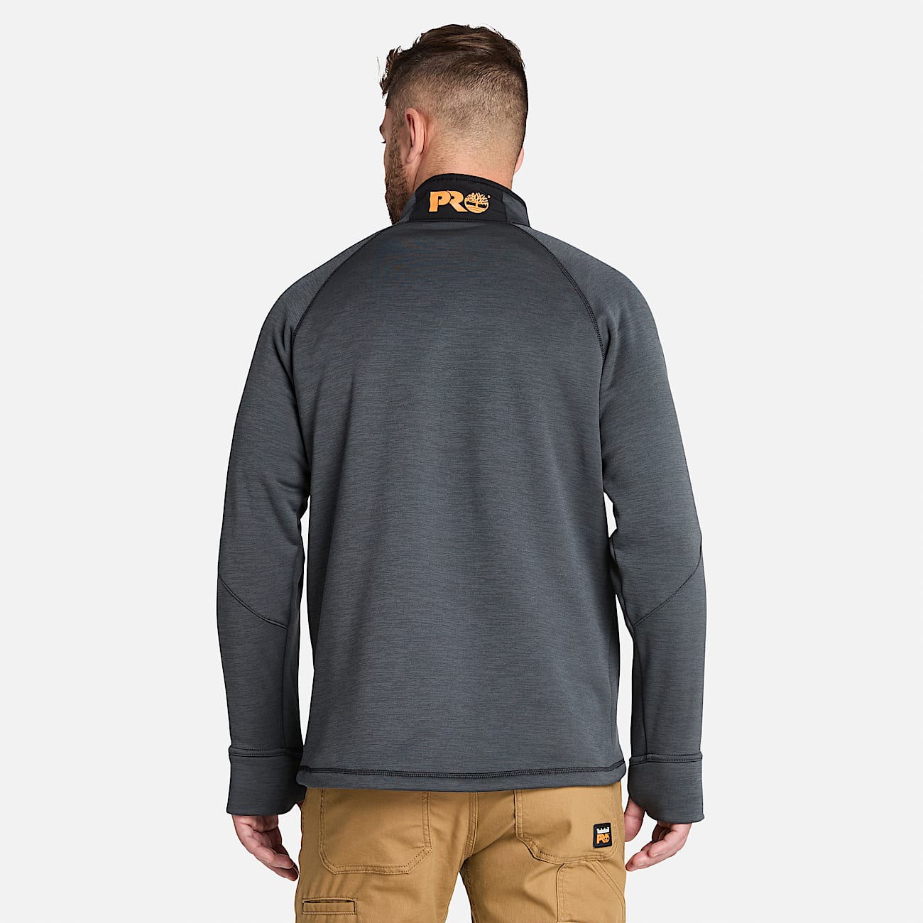 Men s Timberland PRO Reaxion Quarter Zip Athletic Fit Fleece Jacket