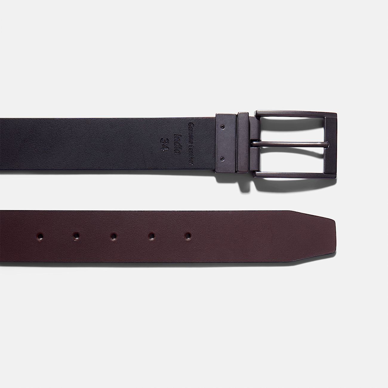 Timberland men's reversible leather belt top