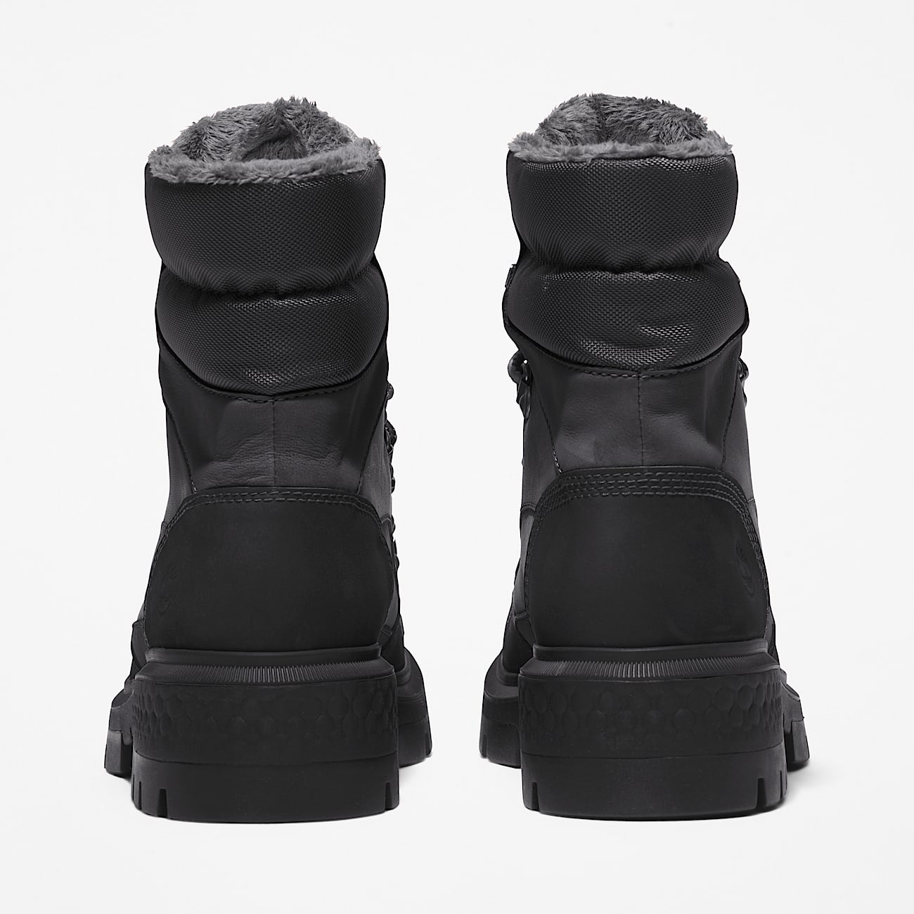 Lined black boots sale