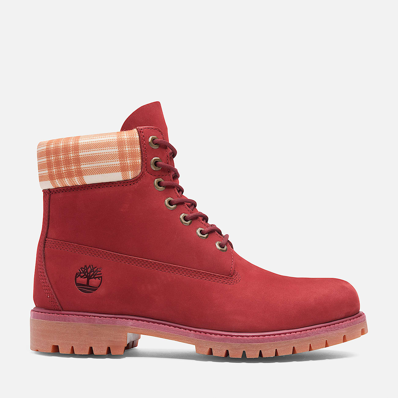 Timberland red brown top