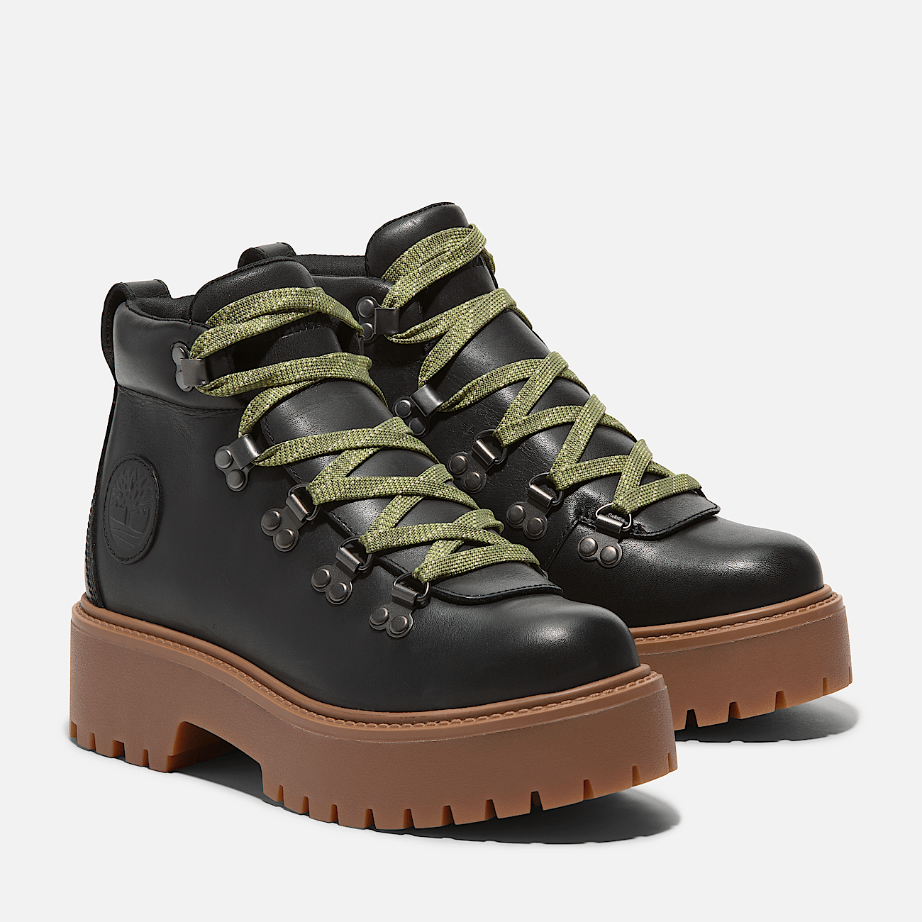 Chaussure de randonnee lacee Stone Street a tige mi haute et semelle plateforme pour femmes