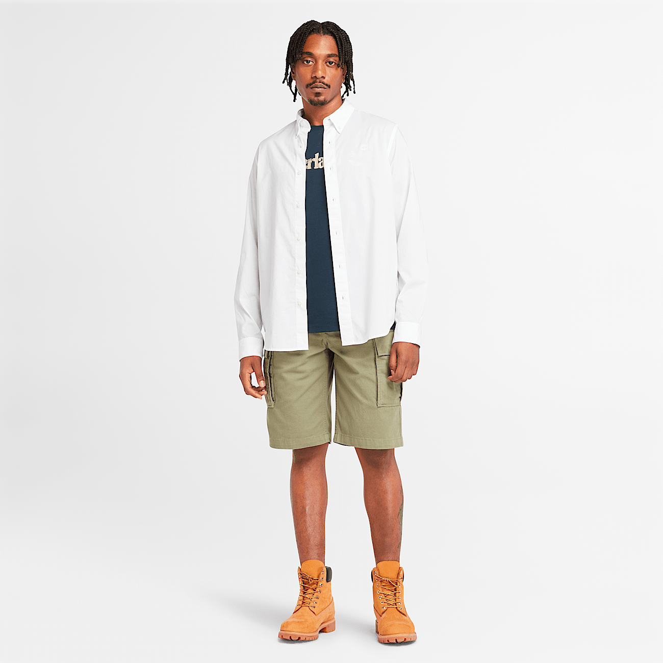 Timberland Twill Cargo Shorts Men s 32 Cassel Earth