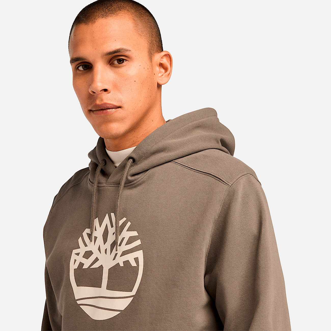 Timberland seasonal logo hoodie hotsell