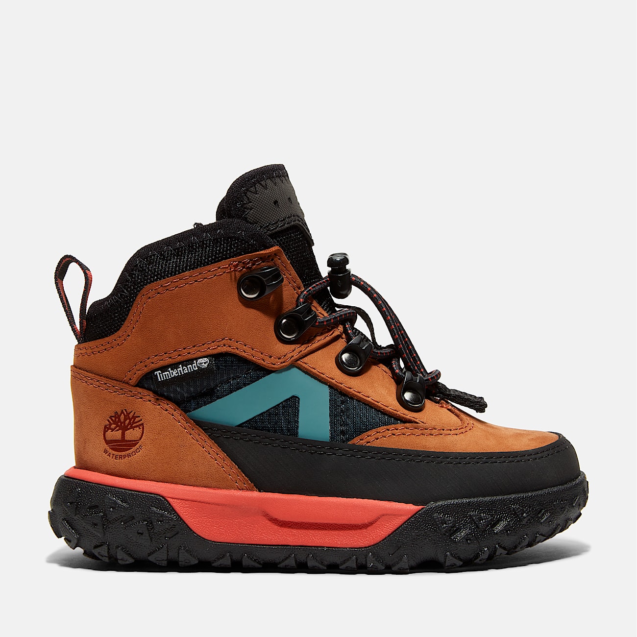 Green orange timberland boots discount