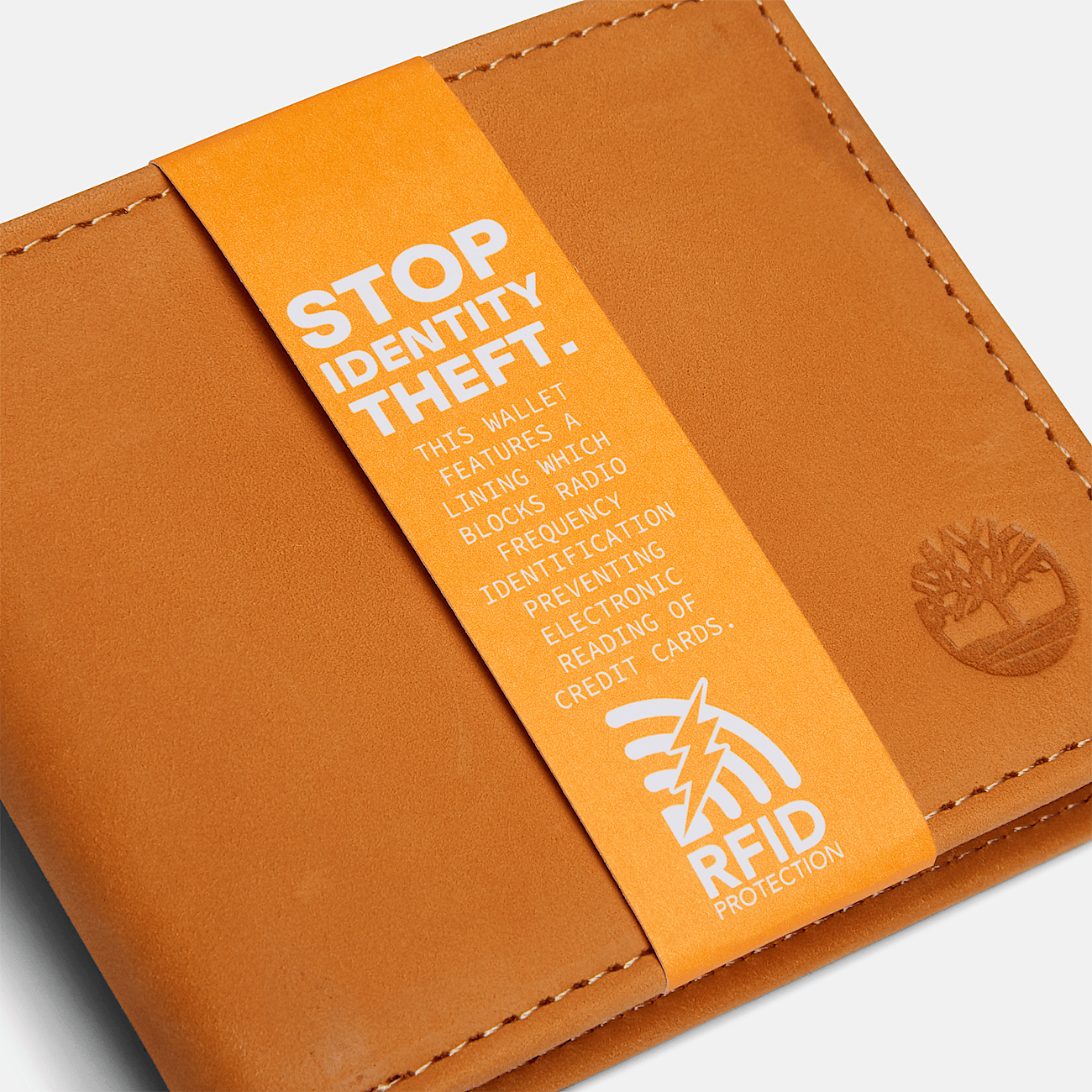 Men s Red Bank Icon Passcase Wallet in Wheat Timberland US