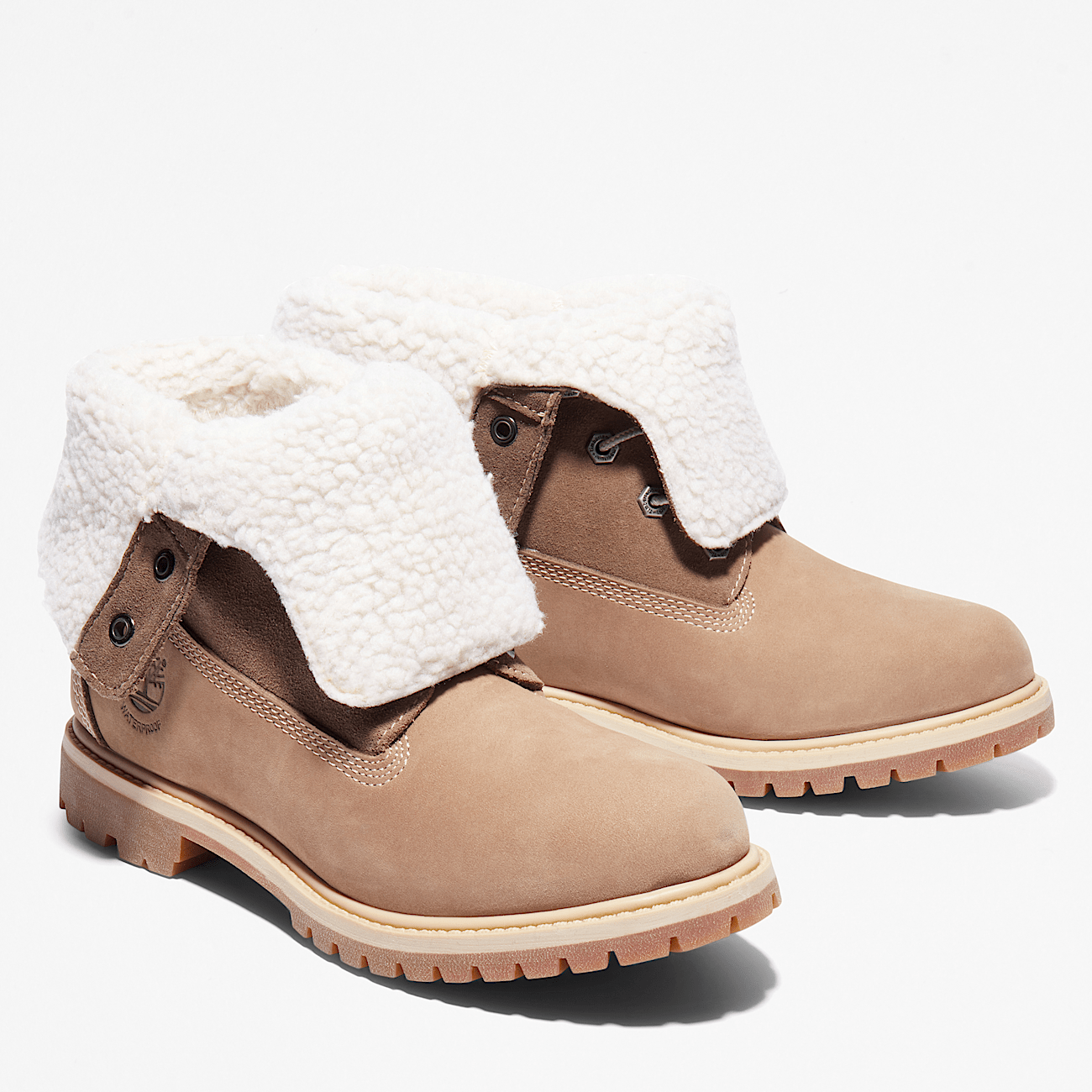 Women's fold over timberland boots top