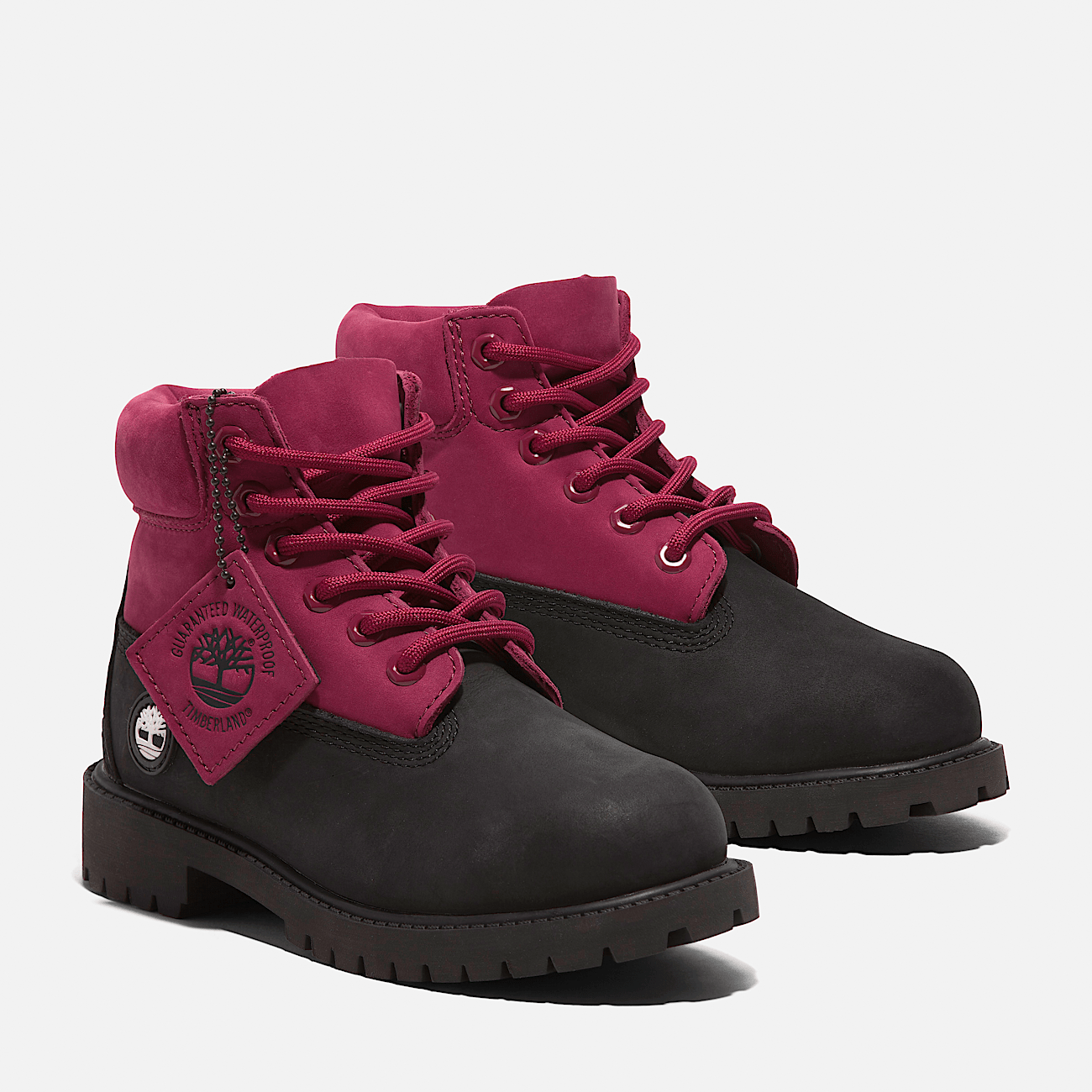 Youth Timberland Premium 6 Inch Lace Up Waterproof Boot