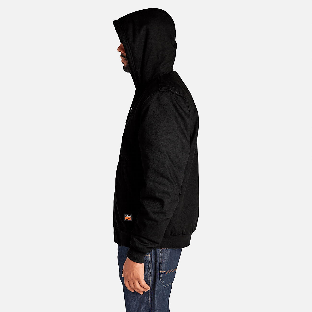 Men s Timberland PRO Gritman Fleece Lined Hooded Canvas Jacket