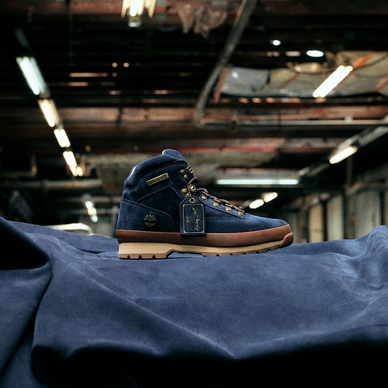 Men s Timberland C.F. Stead Indigo Suede Euro Hiker Boot