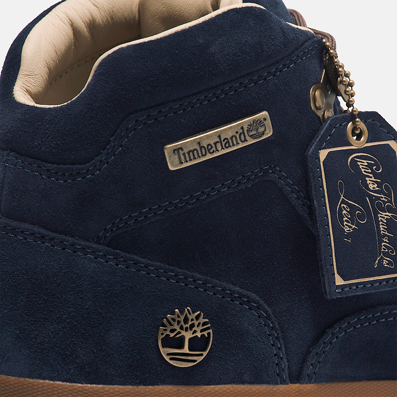 Timberland Men s C. F. Stead Indigo Suede Euro Hiker Boots in Dark Blue Size 7.5 M
