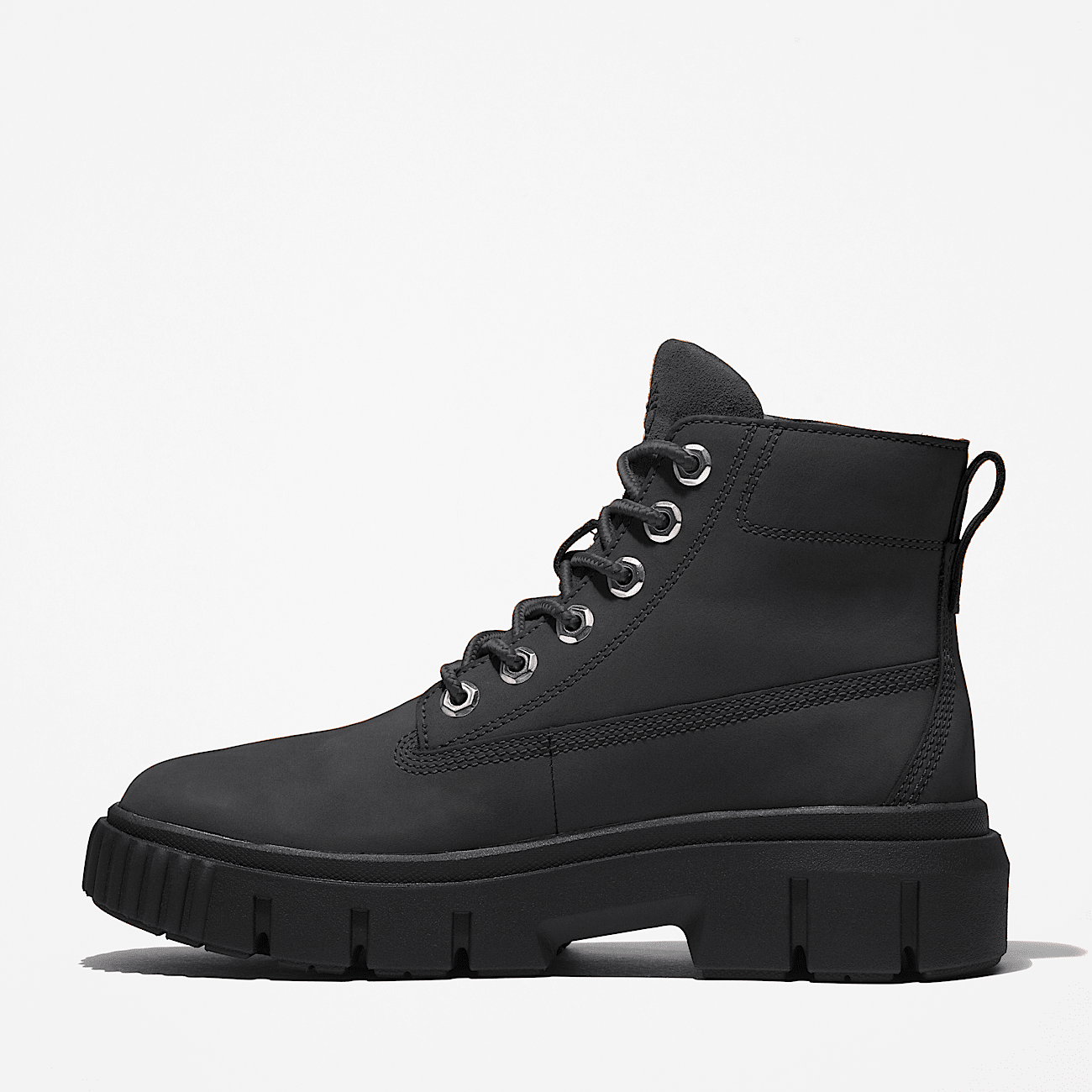 Timberland Women s Greyfield Mid Lace Up Boot in Black