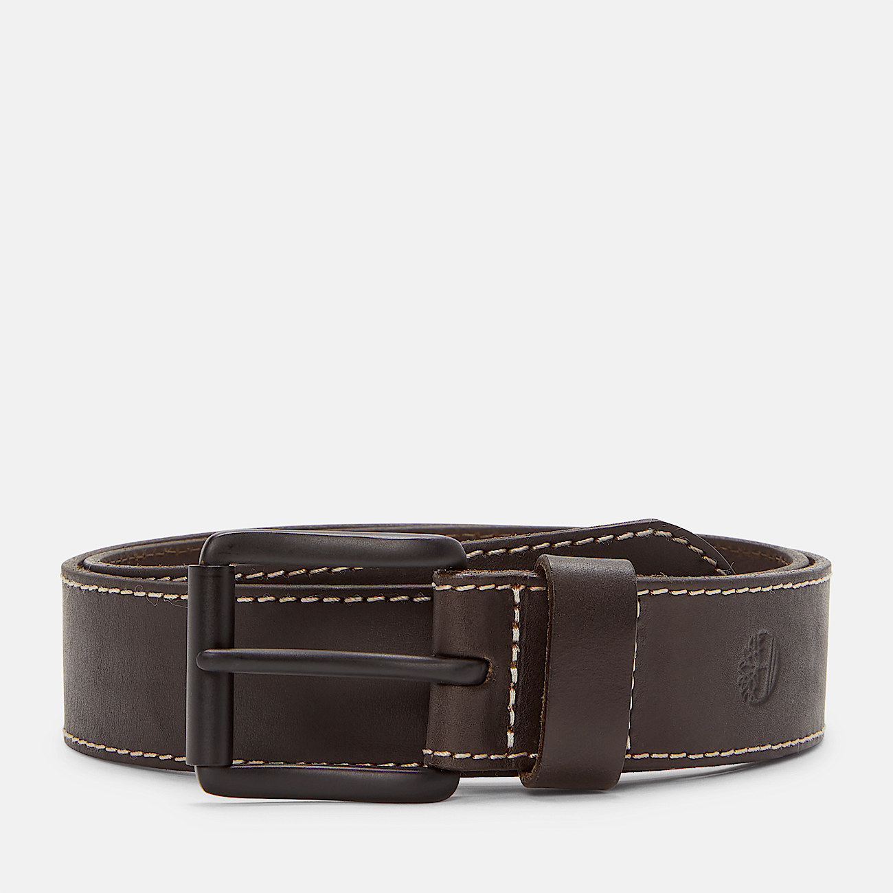 Timberland Men s 38mm Edge Stitch Belt in Brown Size 32