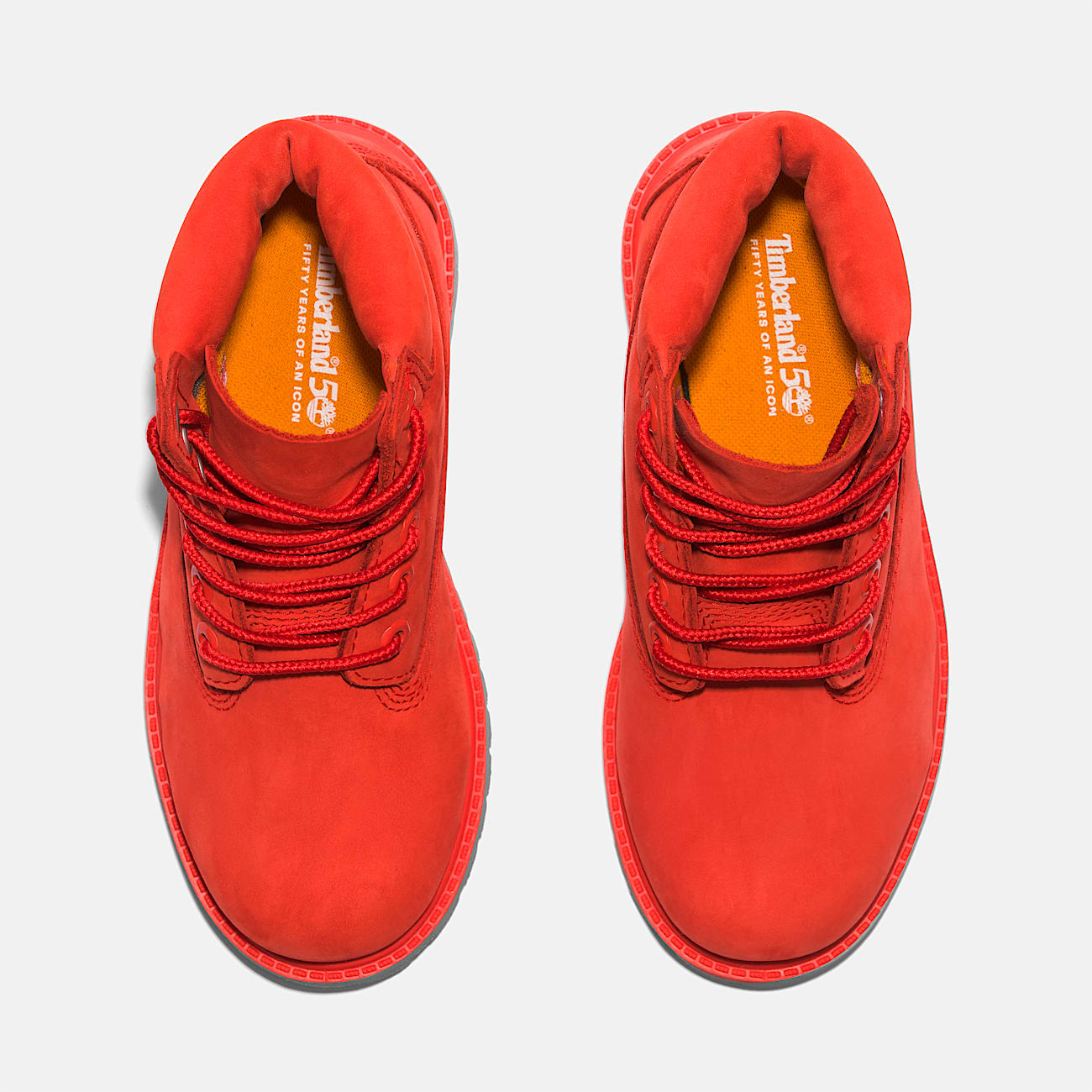 Orange timberland online
