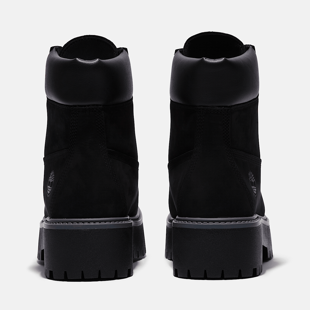 Black timberland style boots womens sales