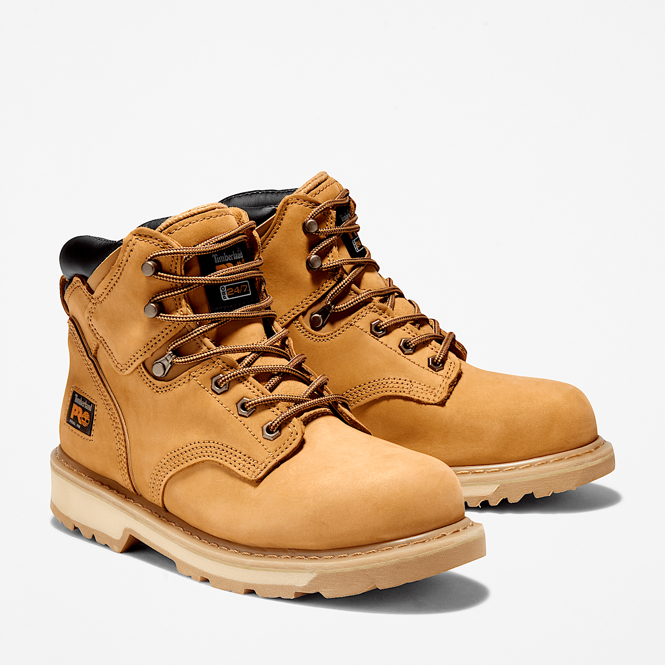 Timberland pro men's pit boss steel toe work boots top