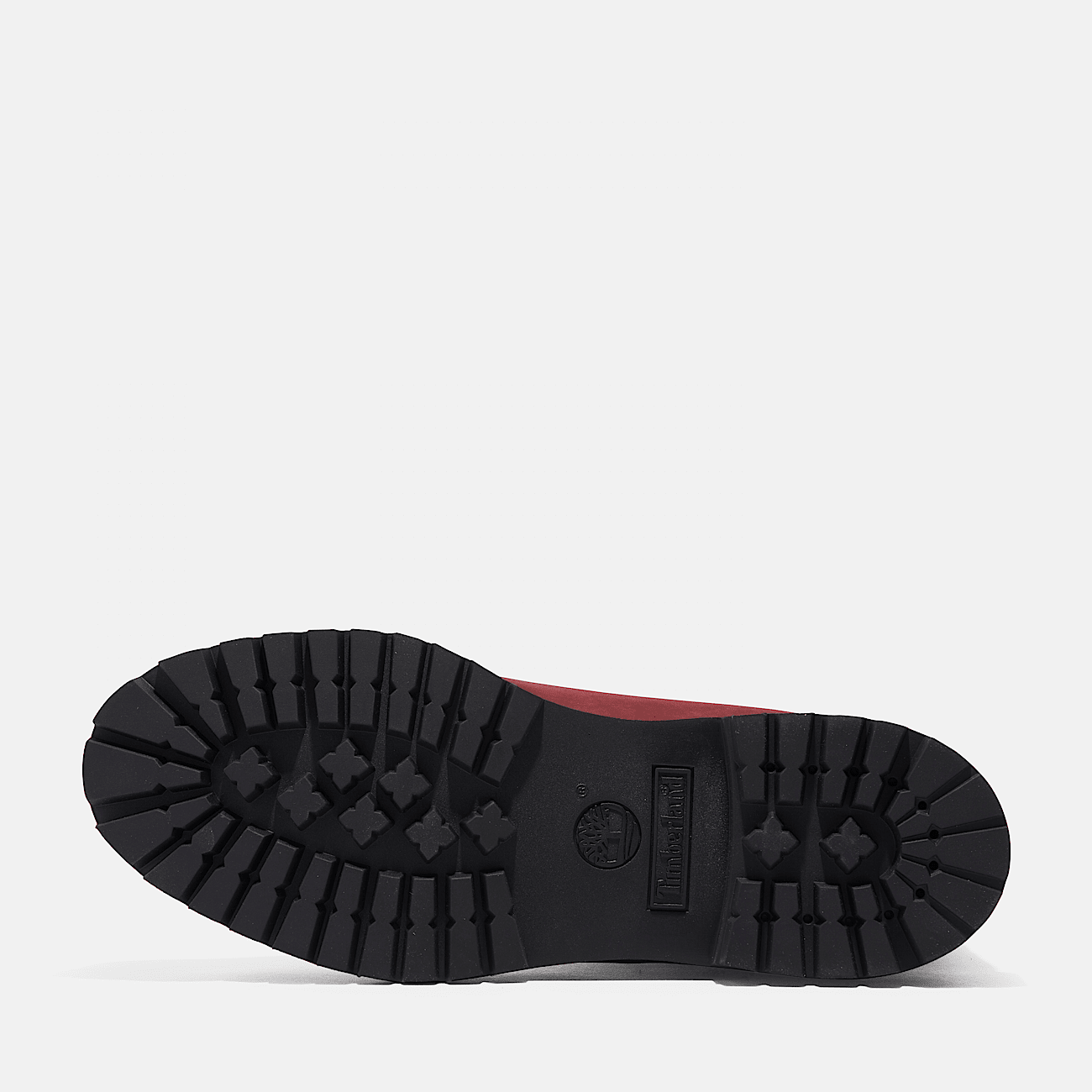 Blood red timberland boots shop
