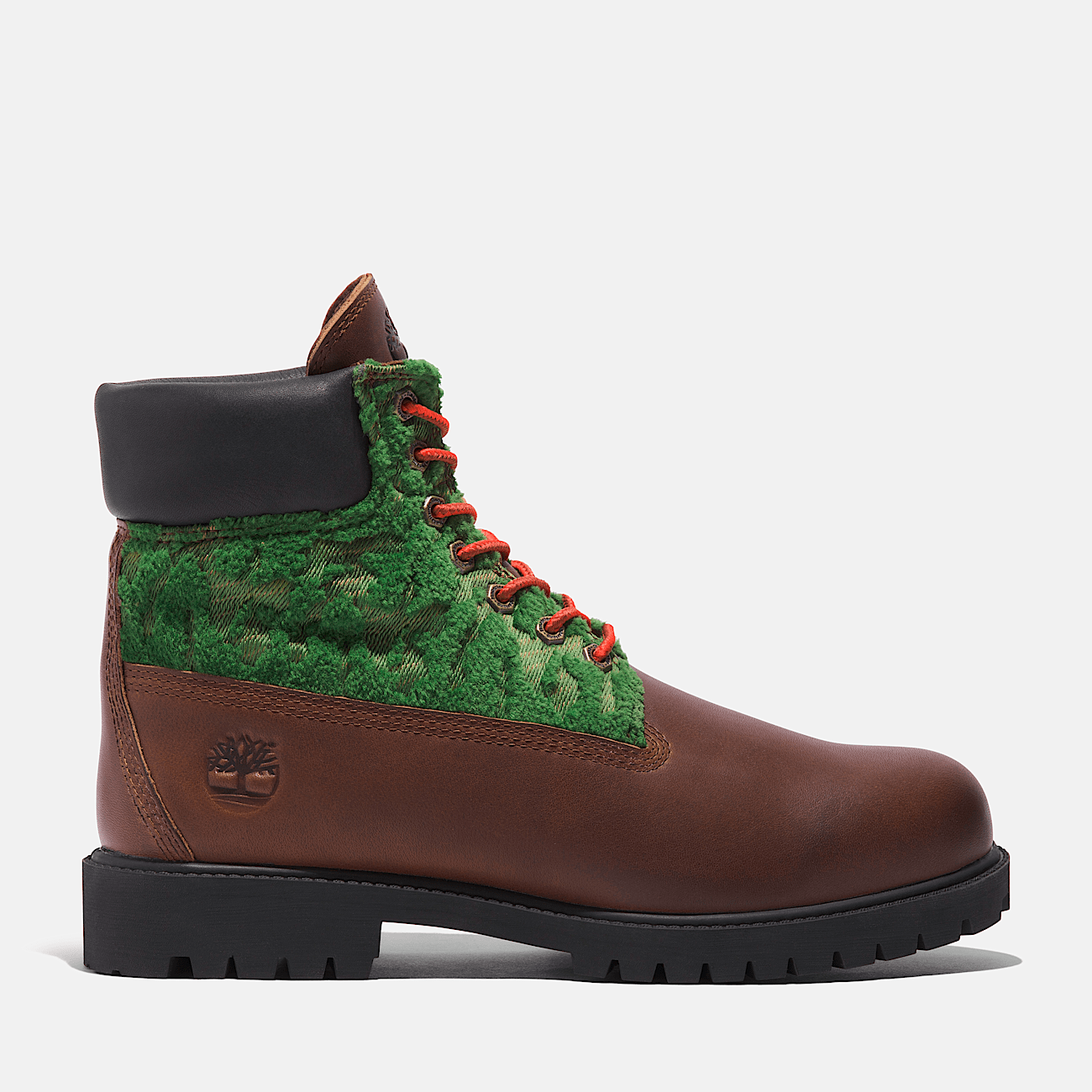 Timberland Men s Heritage Black Pioneers 6 Inch Waterproof Boots in Medium Brown Full Grain Size 11.5 M