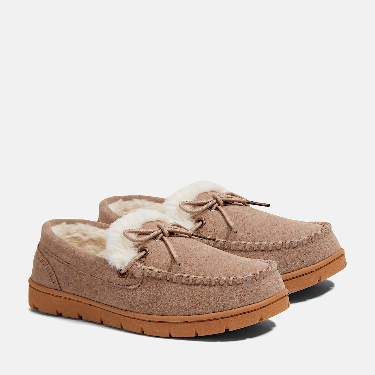 Fur lined moccasin slippers for womens top