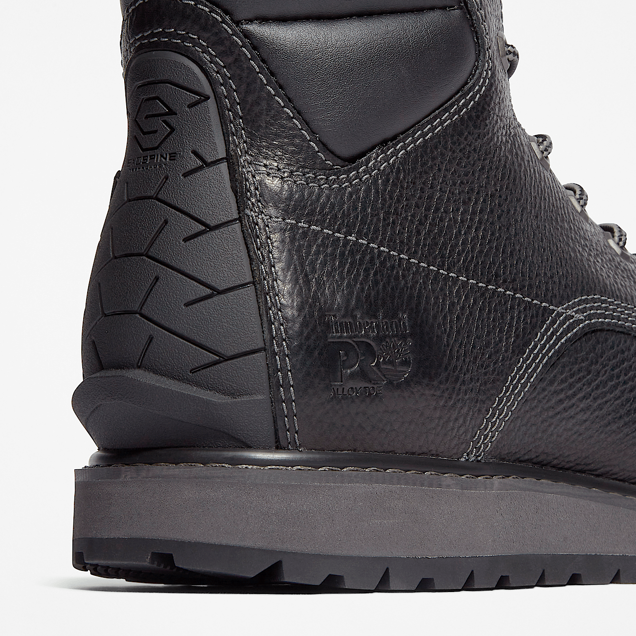 Timberland black wedge boots top