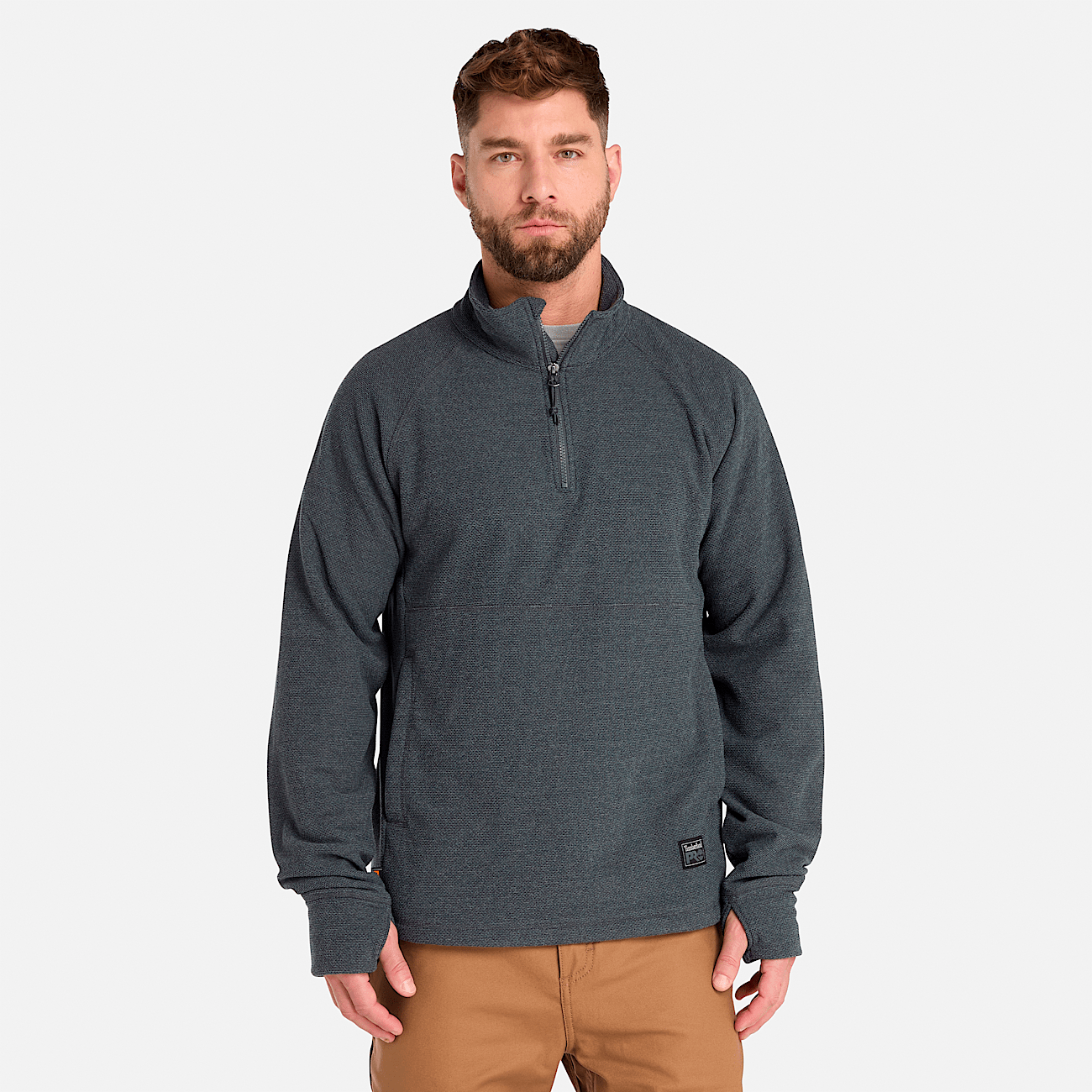 Waffle fleece jacket new arrivals