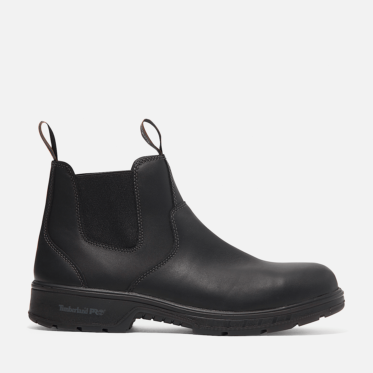 Black slip on work boots clearance