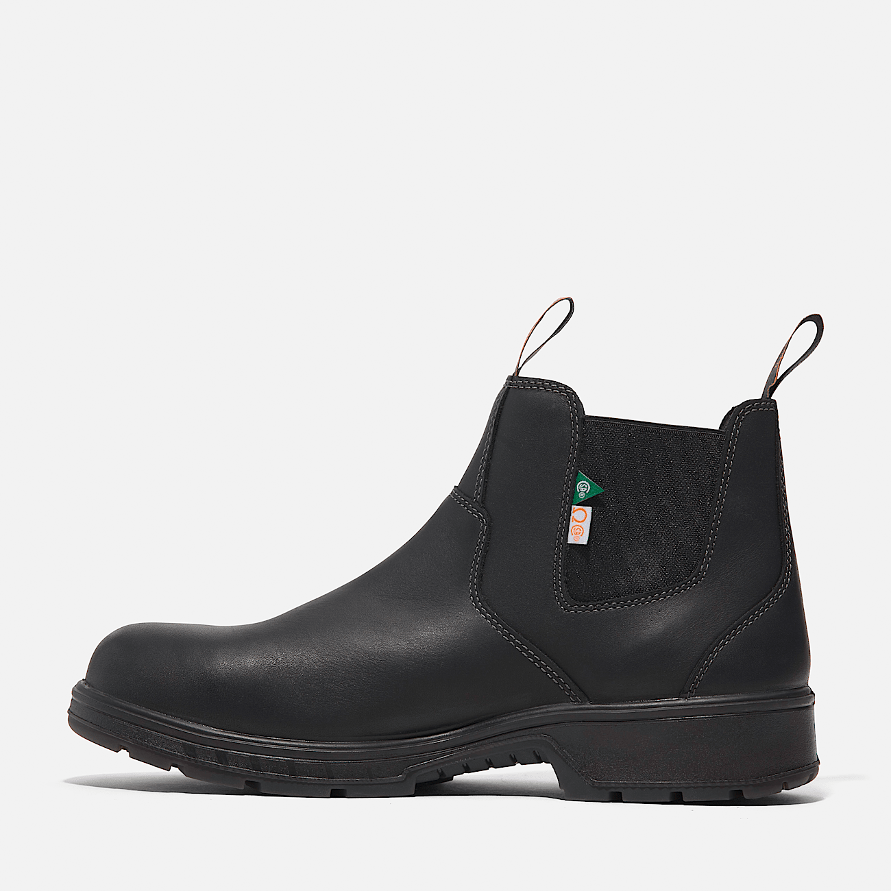 Black chelsea work boots on sale