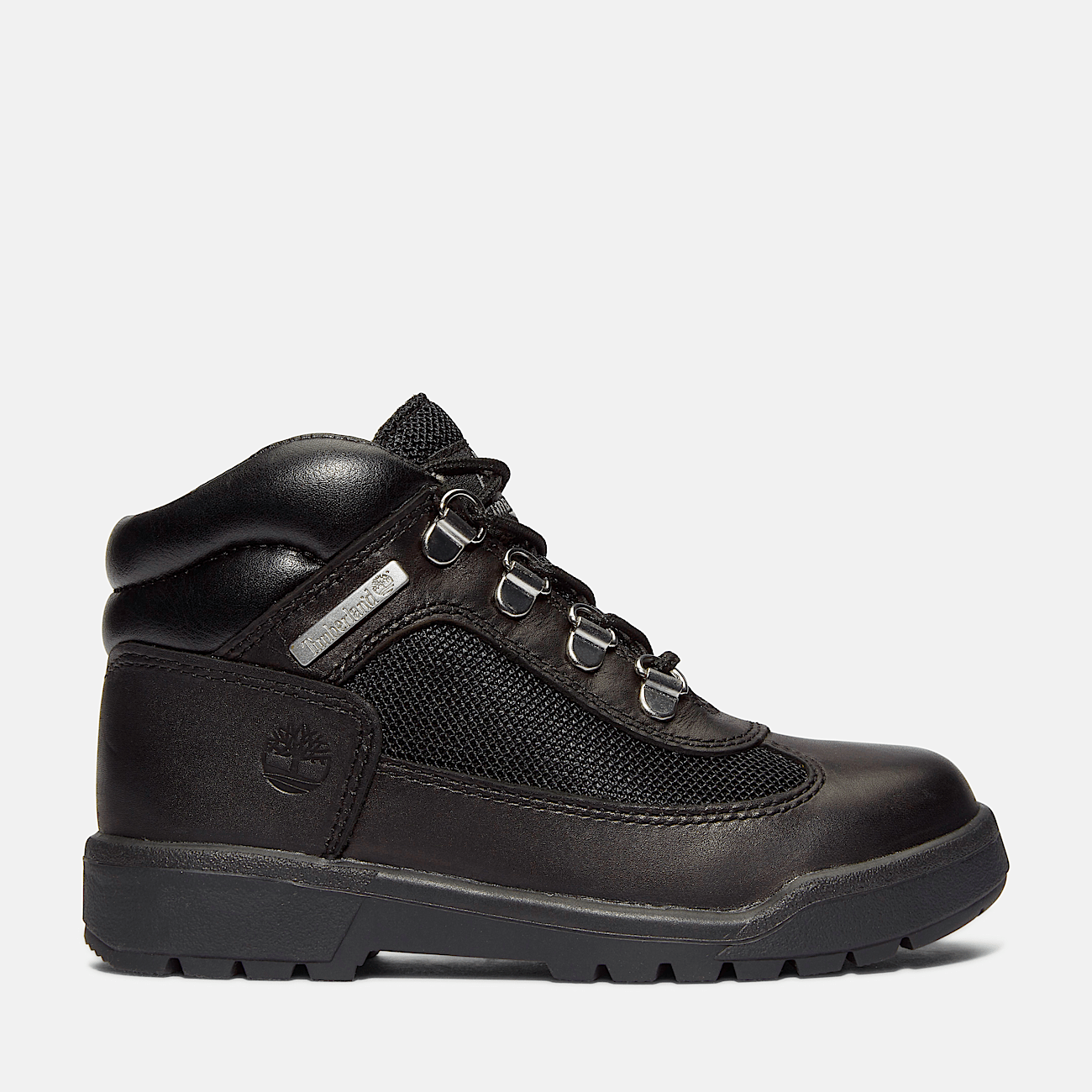 Youth Field Boots in Black Leather Timberland US
