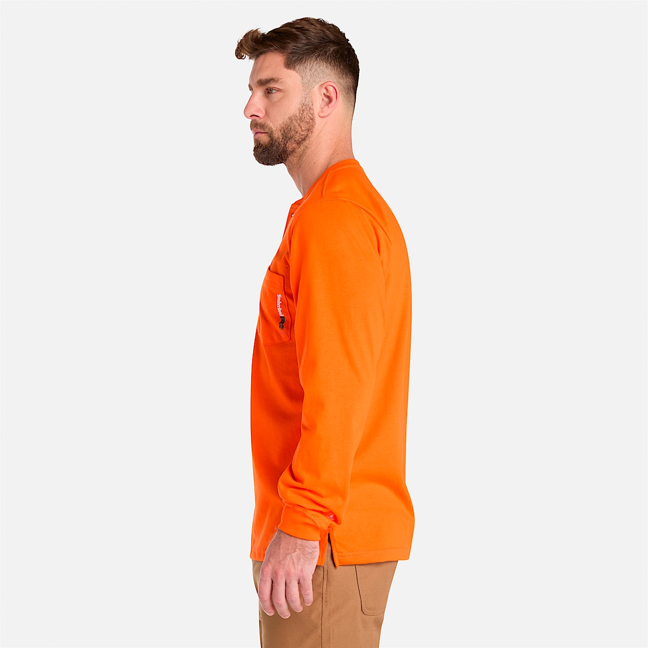 Men s Timberland PRO Cotton Core Flame Resistant Long Sleeve Henley