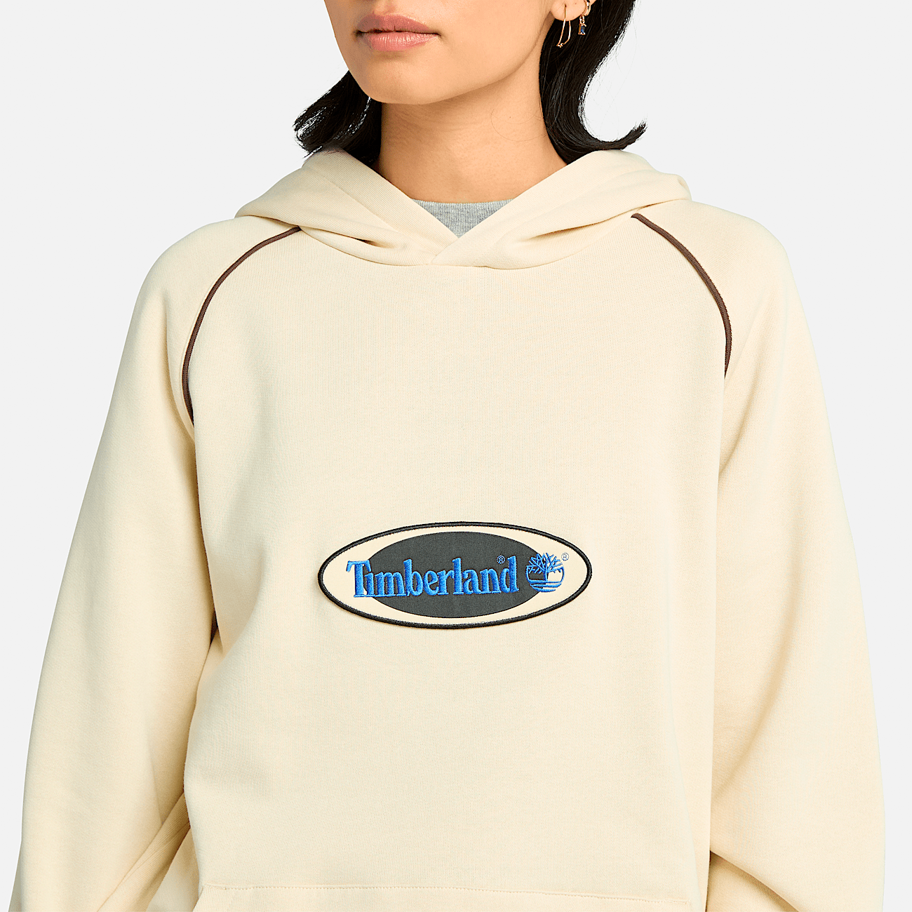 Timberland logo hoodie top