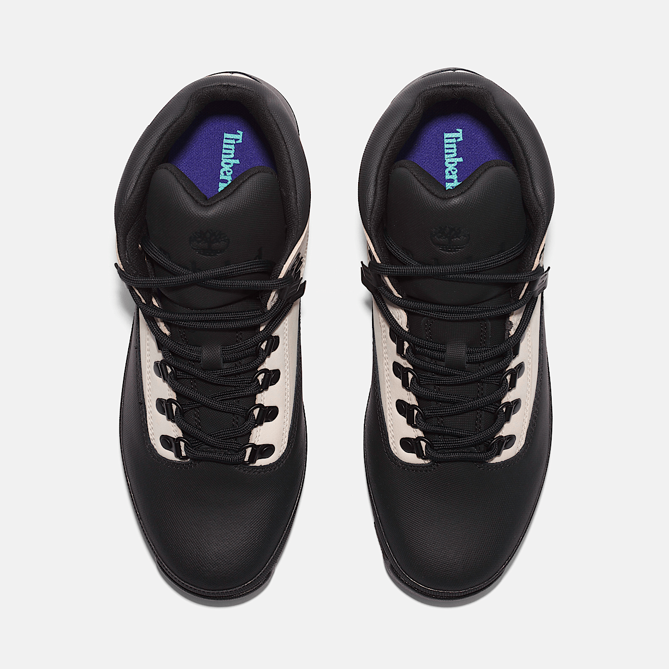 Timberland euro hiker black leather sales