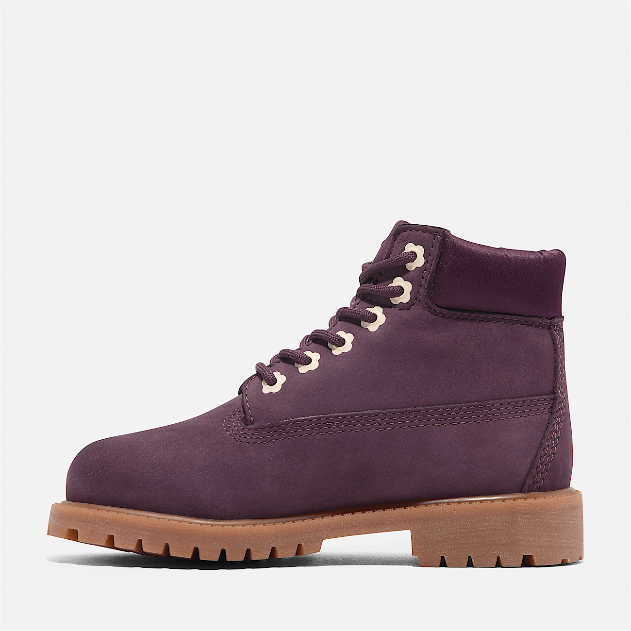 Timberland Girls Premium 6 Waterproof Boots Black Purple Size 05.5