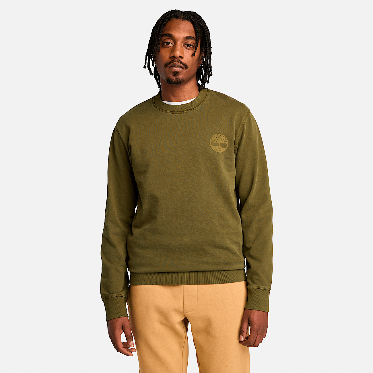 Men s Merrymack River Garment Dye Back Graphic Crew Neck Sweatshirt