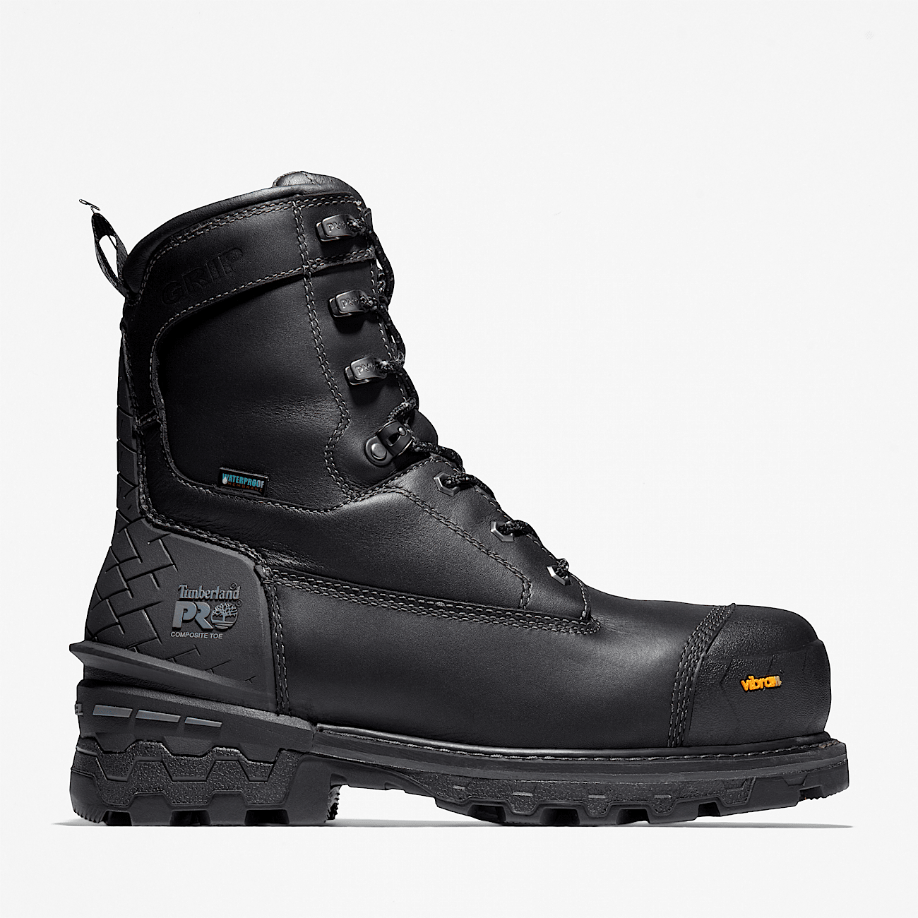 Botte de travail impermeable et isotherme Timberland PRO Boondock HD 8 Inch a embout en composite pour hommes