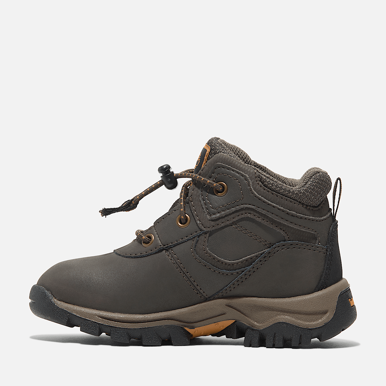 Timberland Toddler Mt. Maddsen Waterproof Mid Hiking Boot in Dark brown