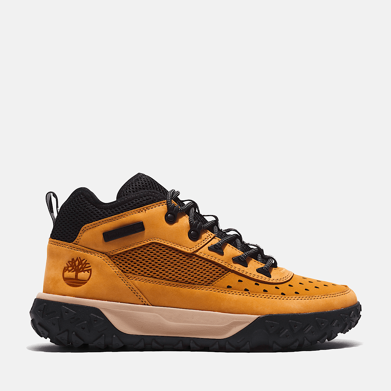 Green timberland laces discount