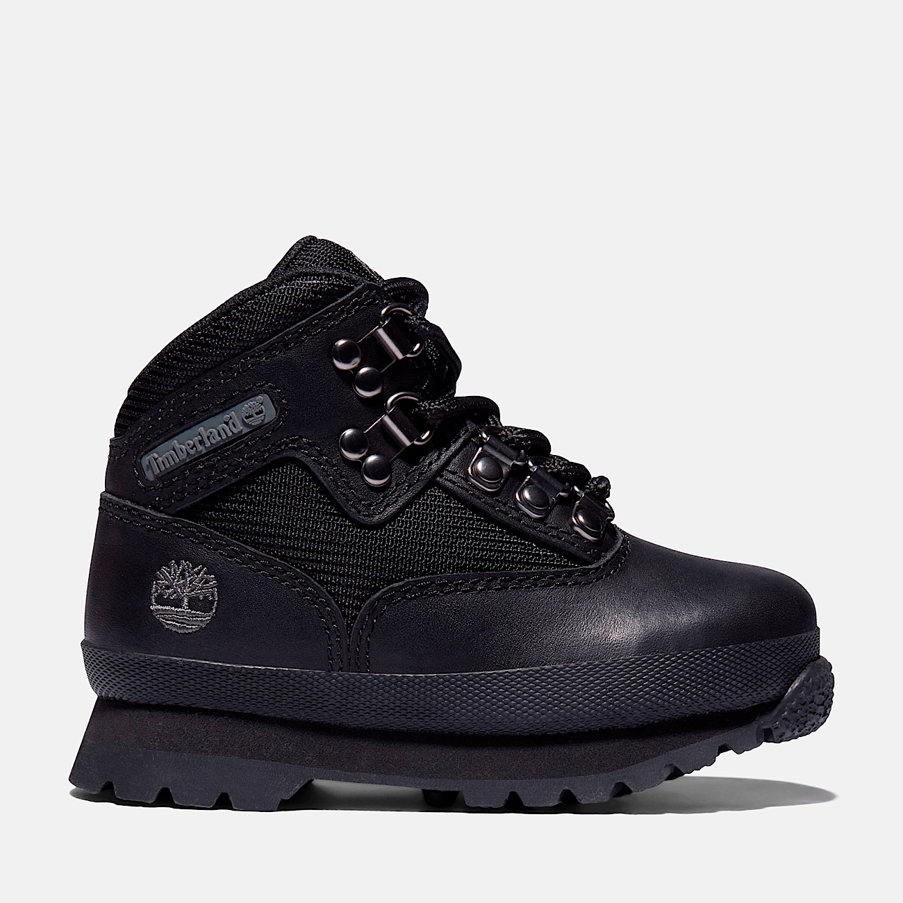 Toddler Euro Hiker Boots in Black Full Grain Timberland US