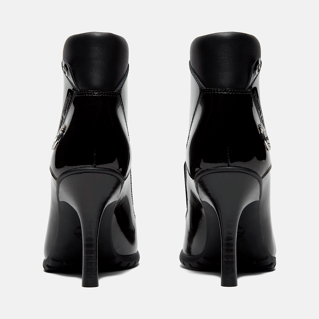 Black patent leather timberland boots shop