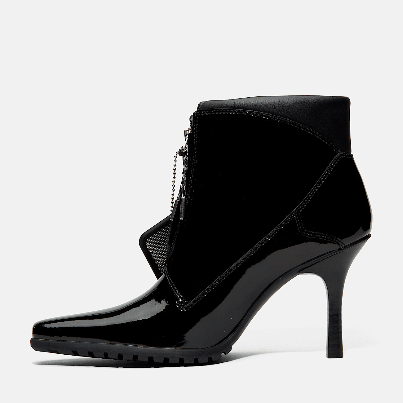Women s Veneda Carter x Timberland Zip Boot in Blk patnt lthr