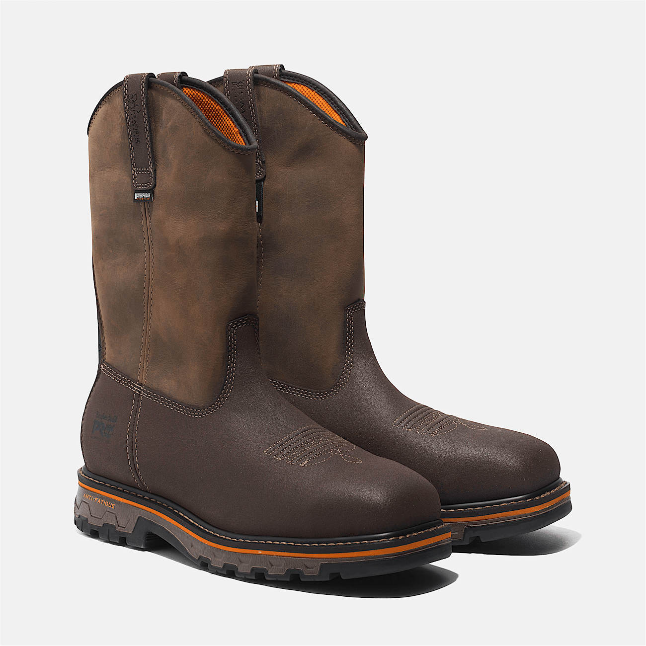 Men s Timberland PRO True Grit Waterproof Comp Toe Pull On Boot