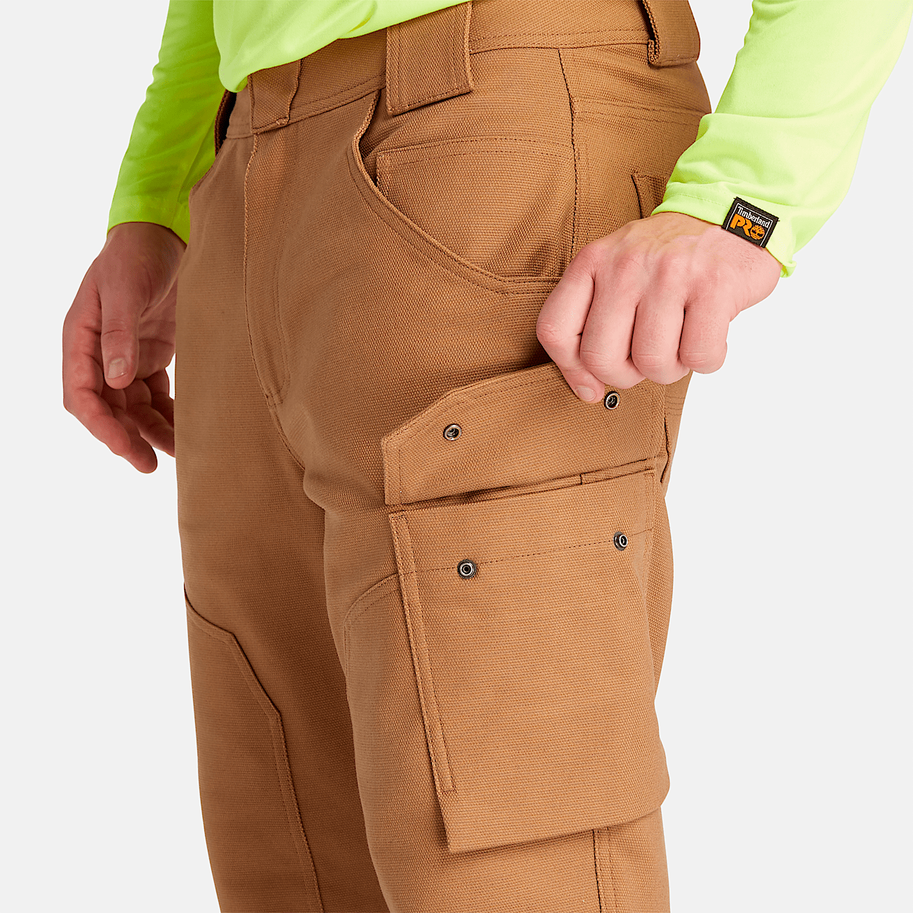 Timberland Pro Morphix Duck Double Front Utility Lined Pants Men s Dark Wheat