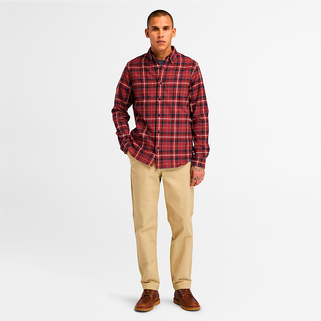 Camisa cuadros escoceses hombre store