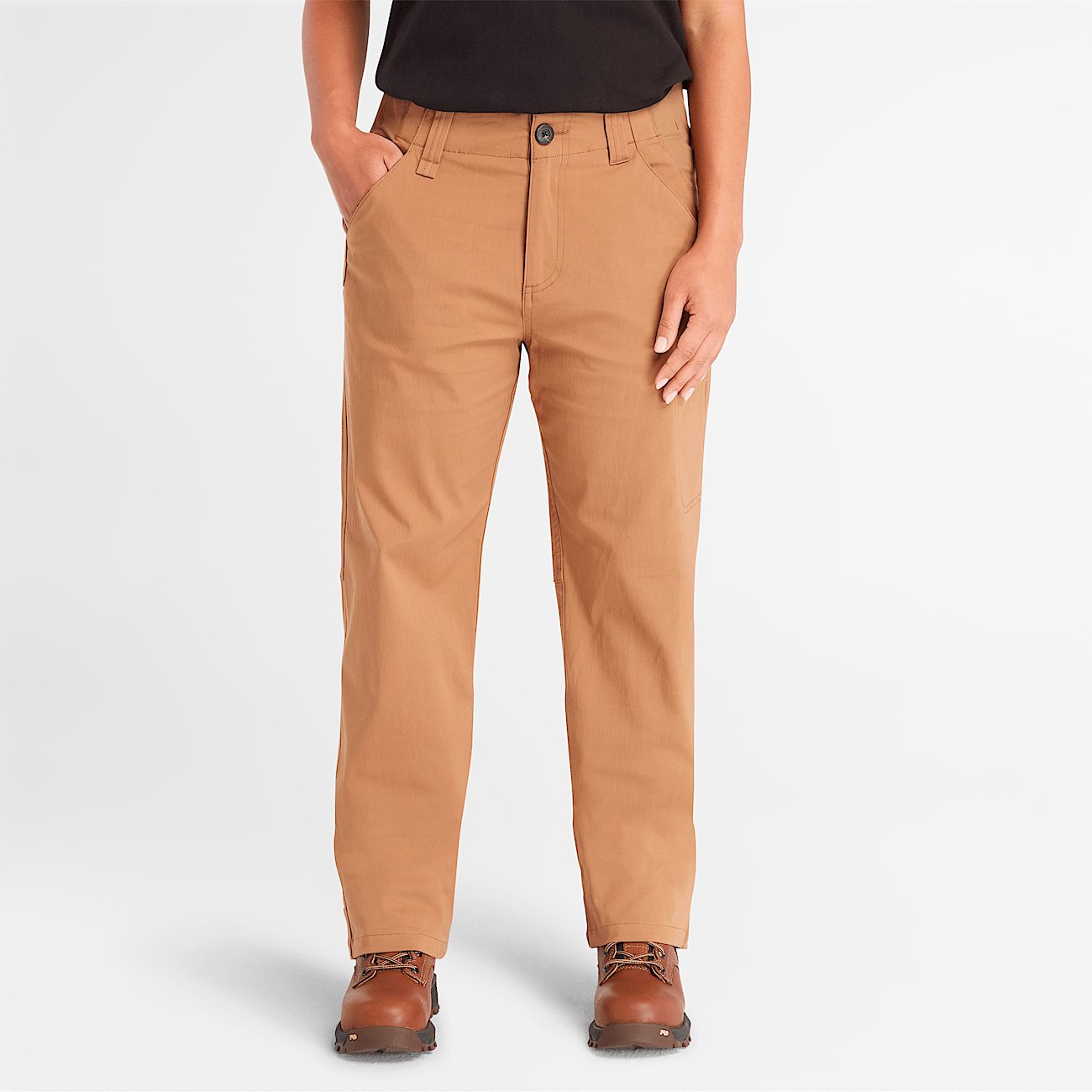 Women's athletic khaki pants top