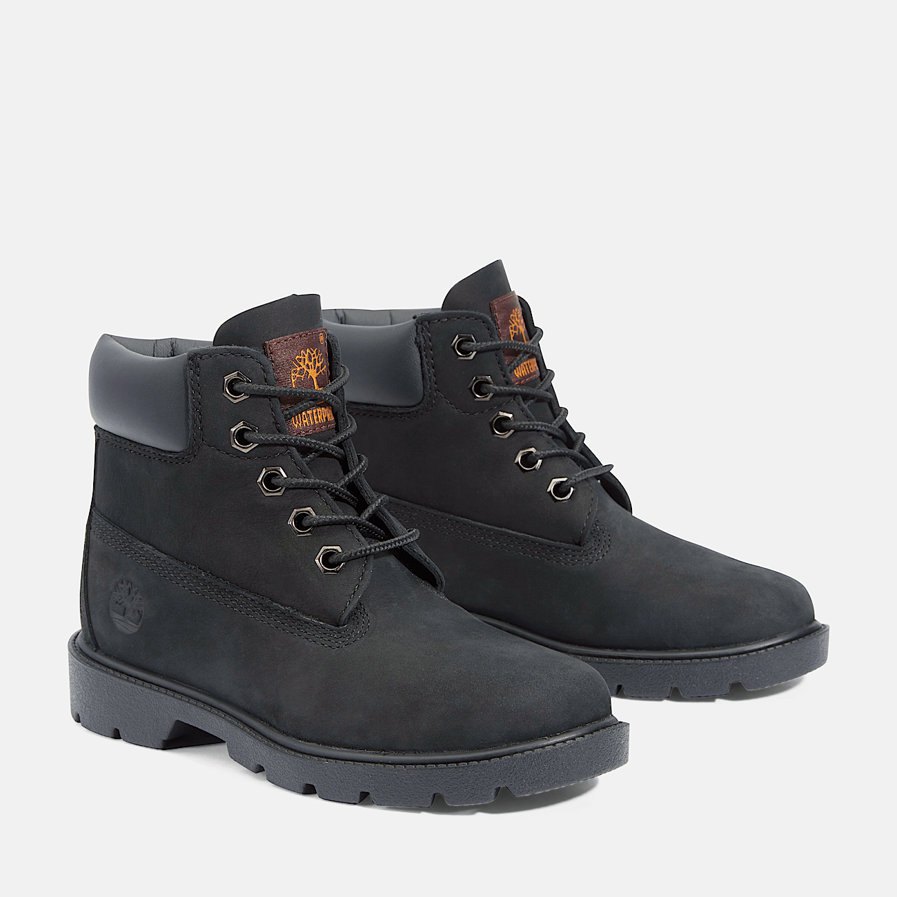 Black timberlands junior sales